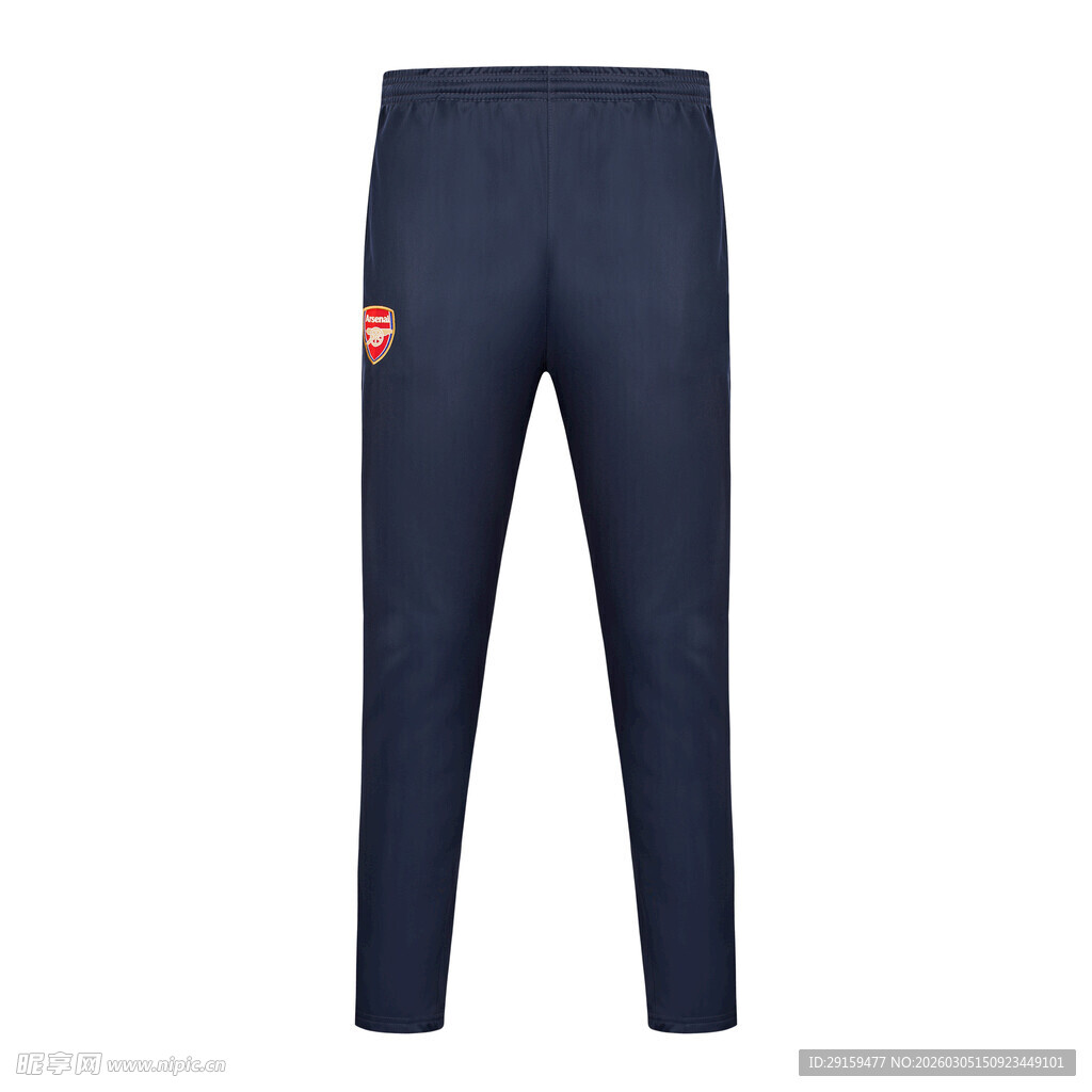 深蓝色运动长裤