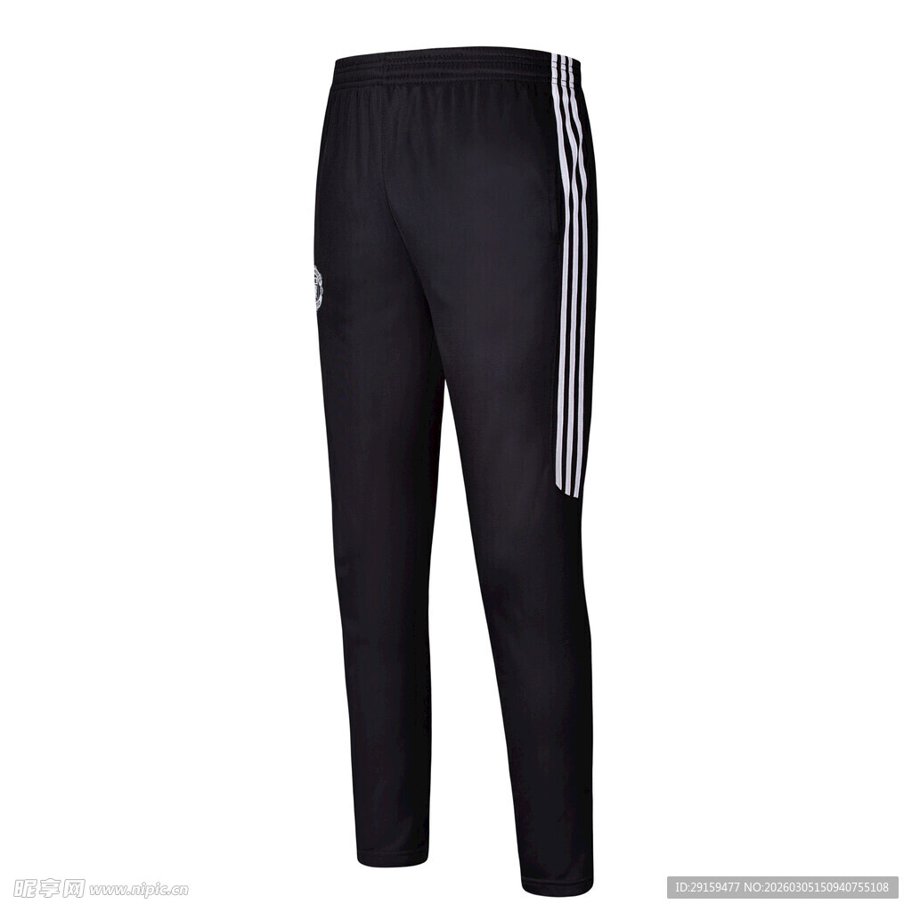 黑色运动长裤