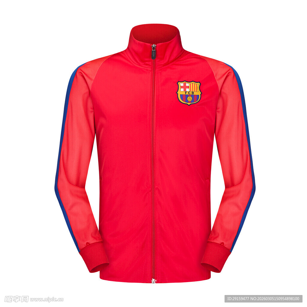 巴塞罗那足球俱乐部红色外套