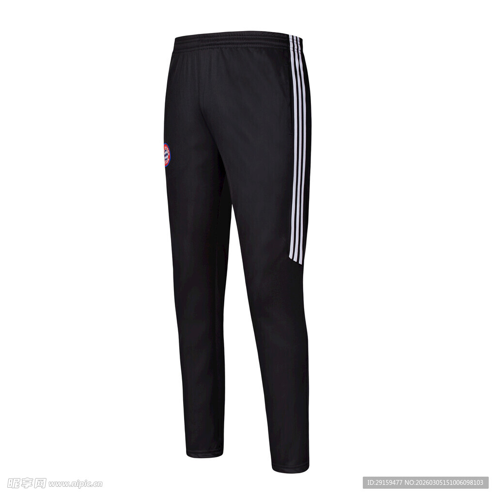 黑色运动长裤展示