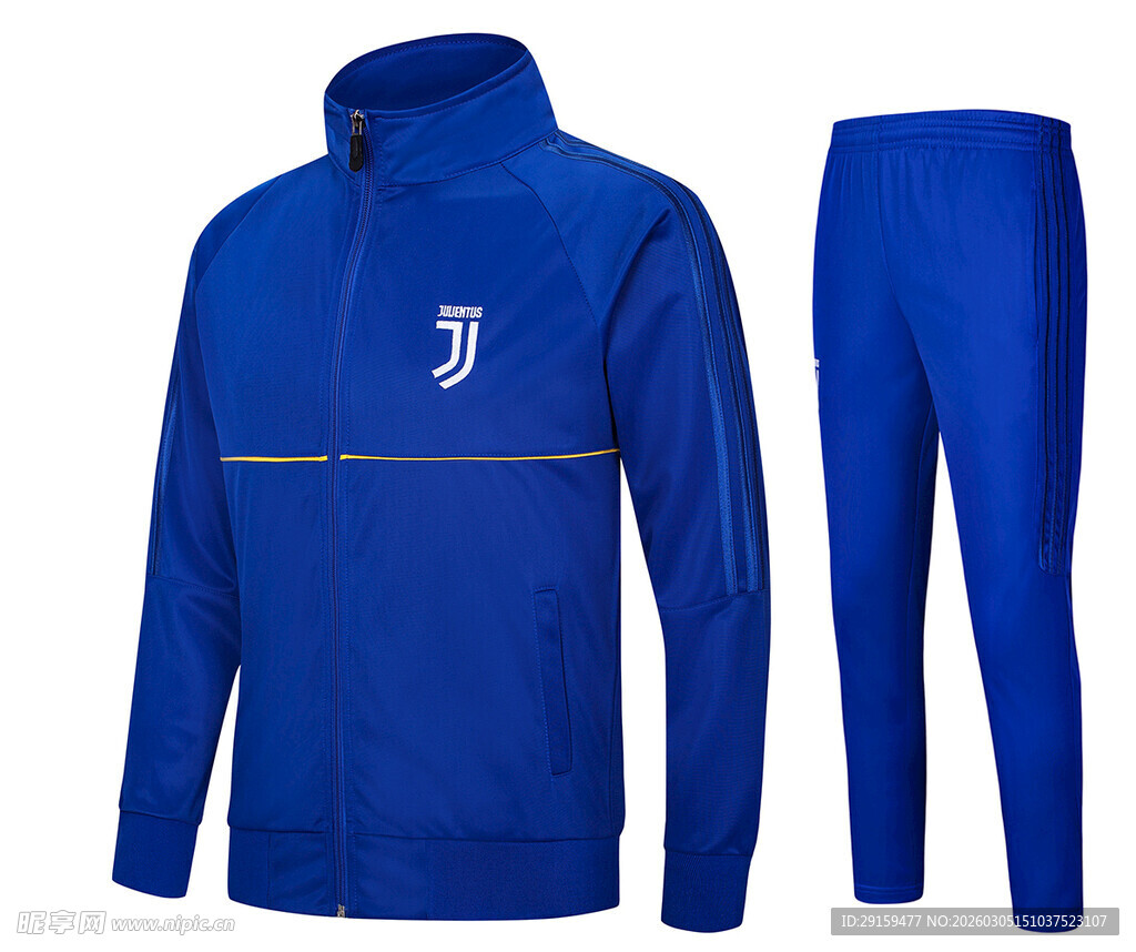尤文图斯蓝色运动套装