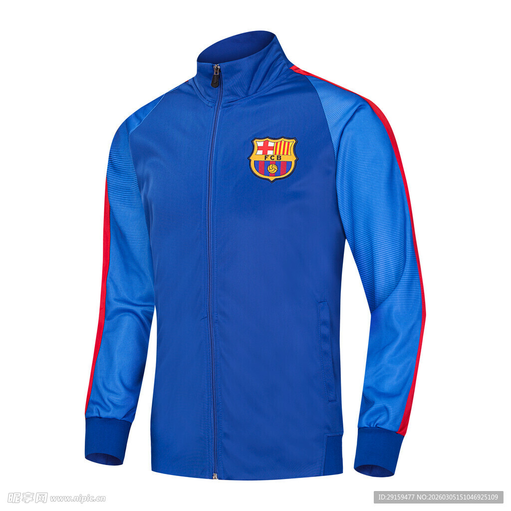 巴塞罗那足球俱乐部训练夹克