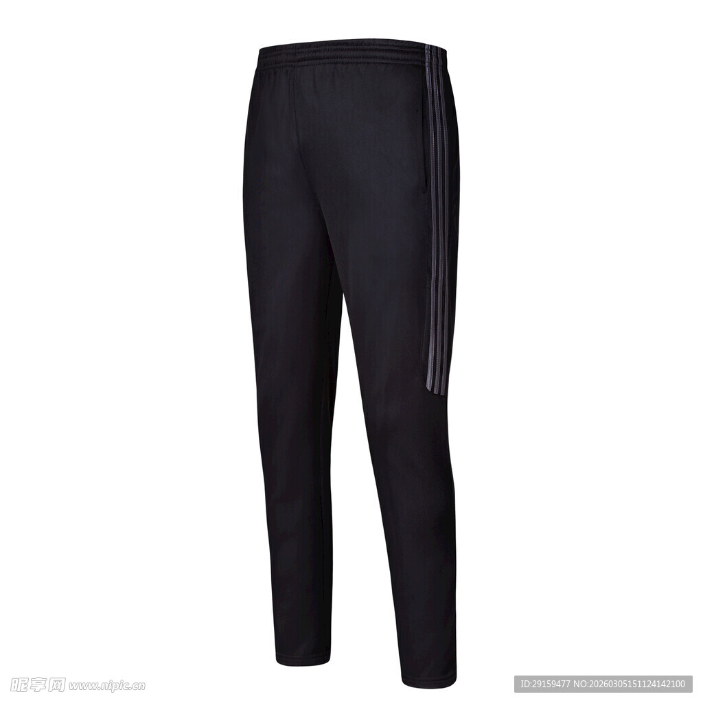 黑色运动长裤展示
