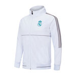 白色运动拉链外套