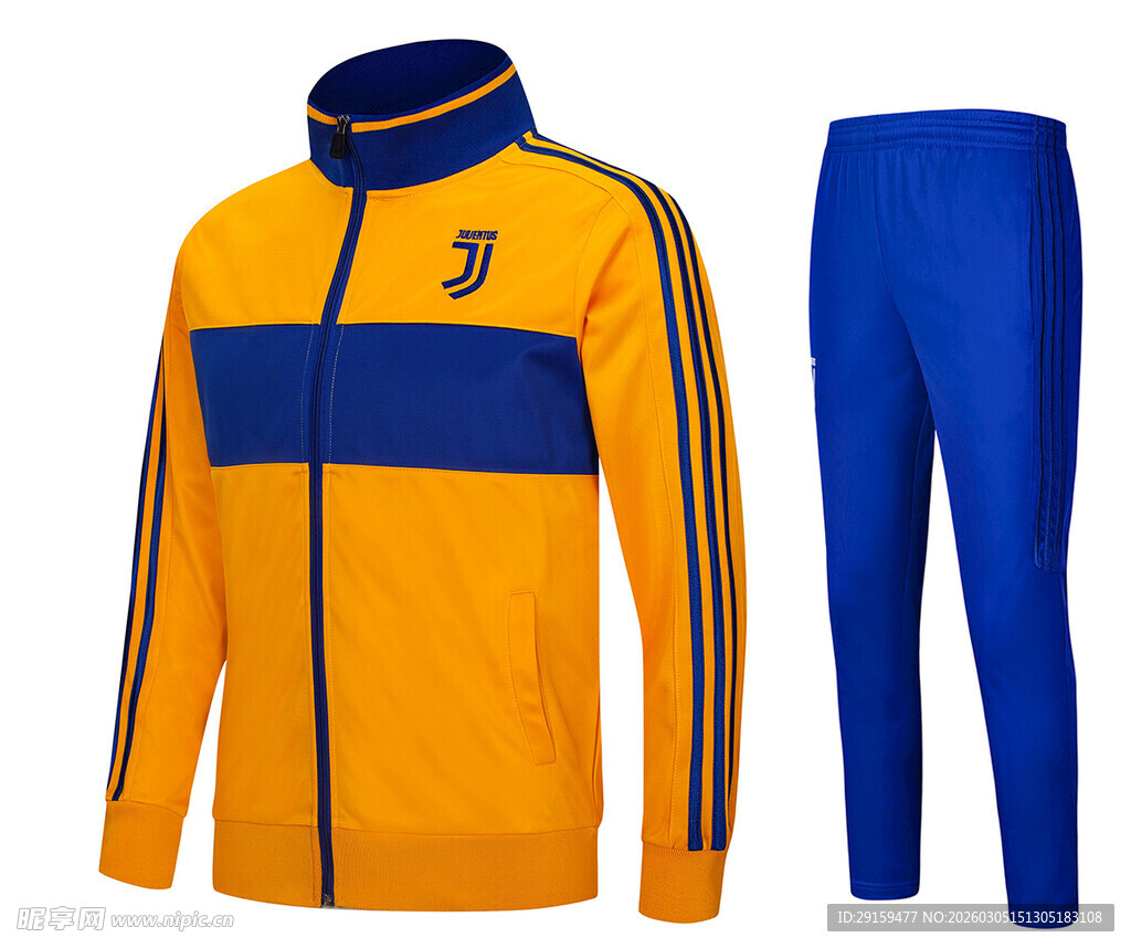 黄蓝运动套装