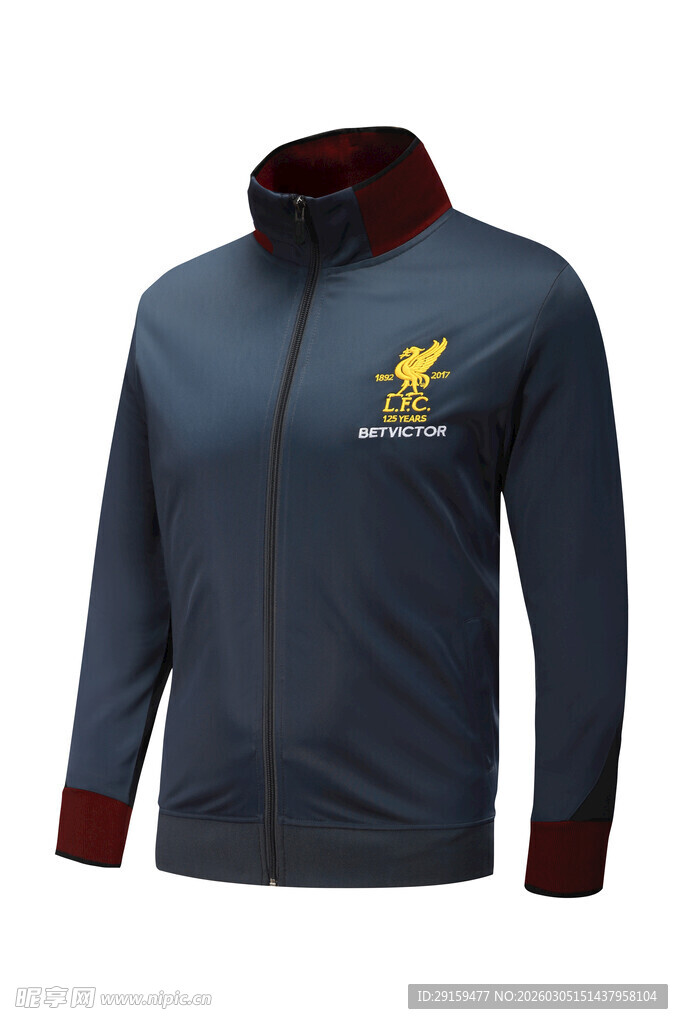 利物浦足球俱乐部拉链运动衣