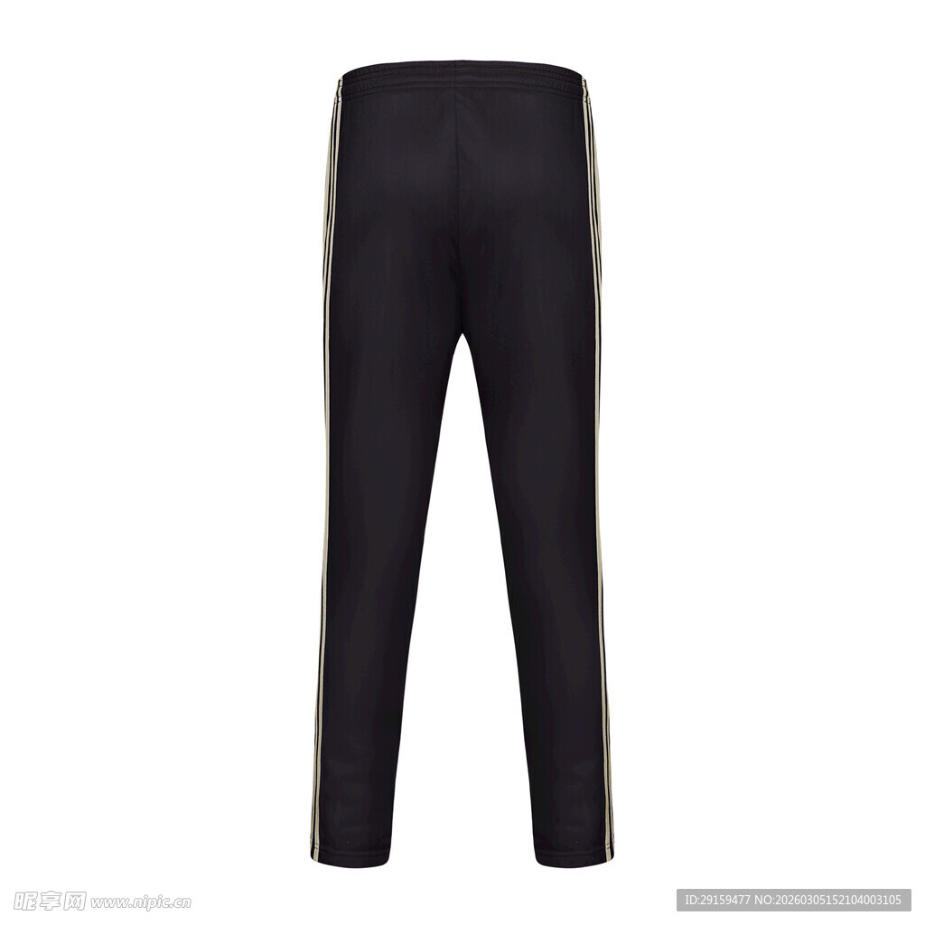 黑色休闲长裤展示