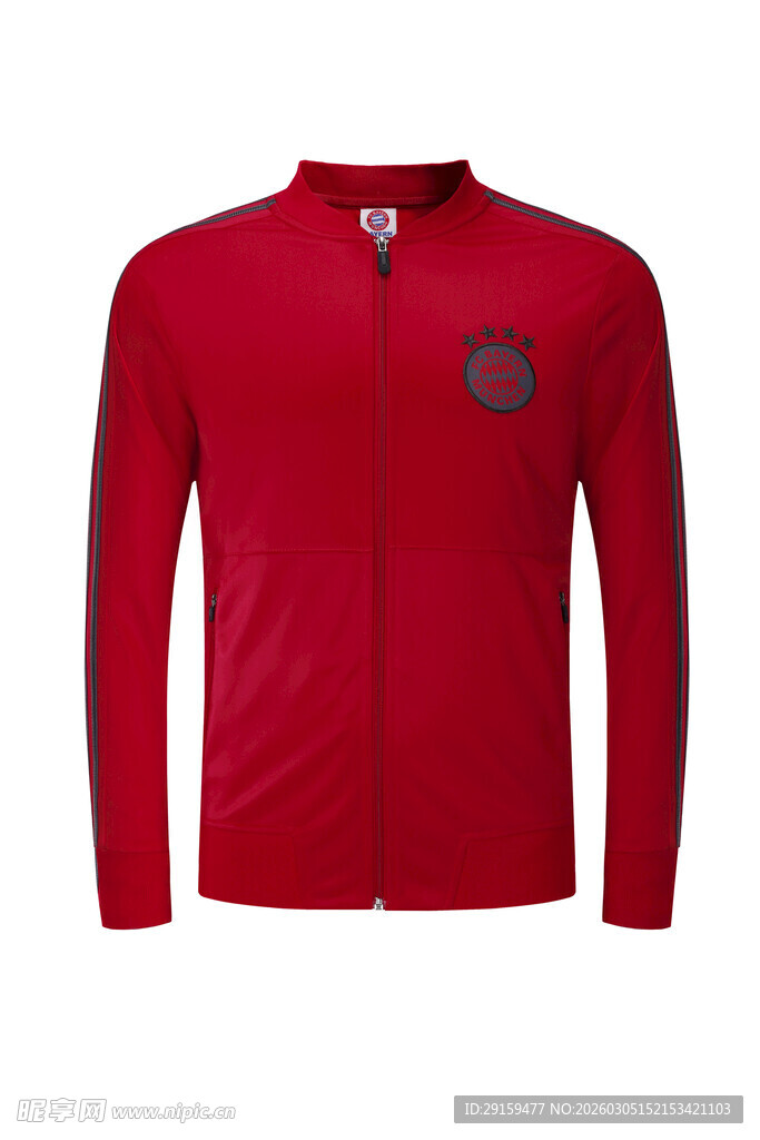 红色长袖开衫男士上衣