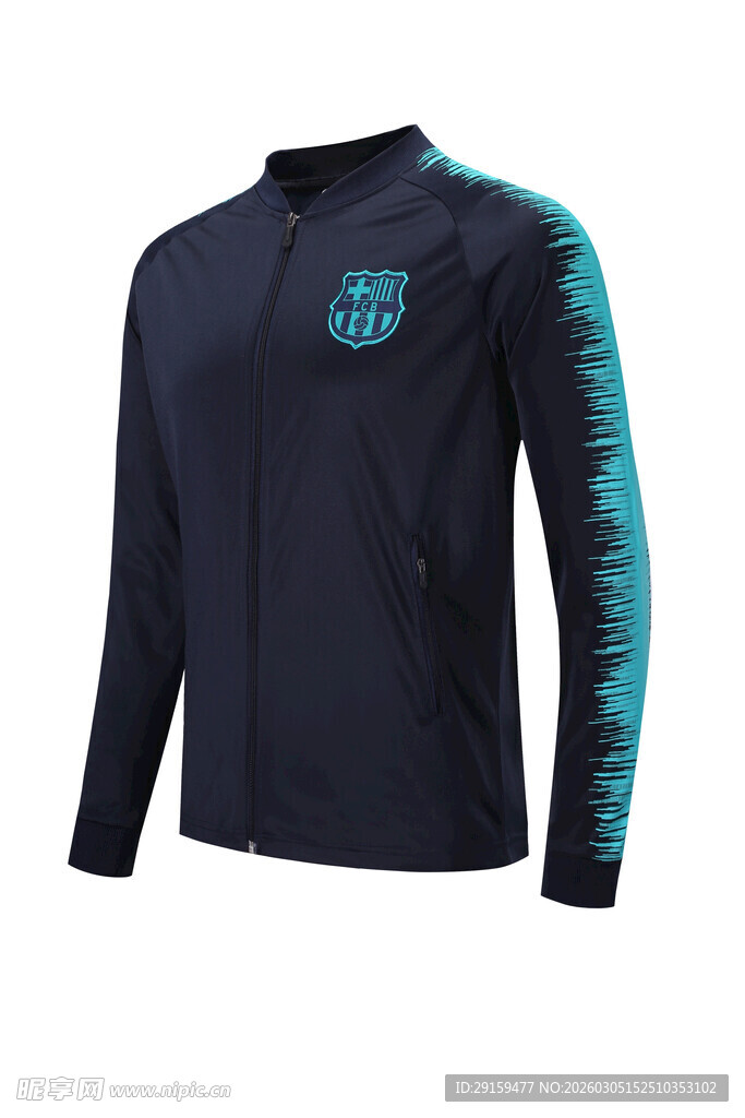 巴塞罗那足球俱乐部训练外套