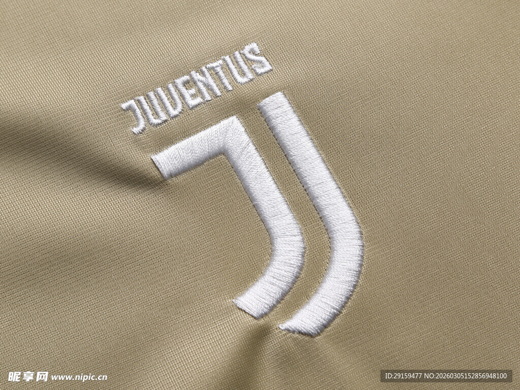 尤文图斯队服标志特写