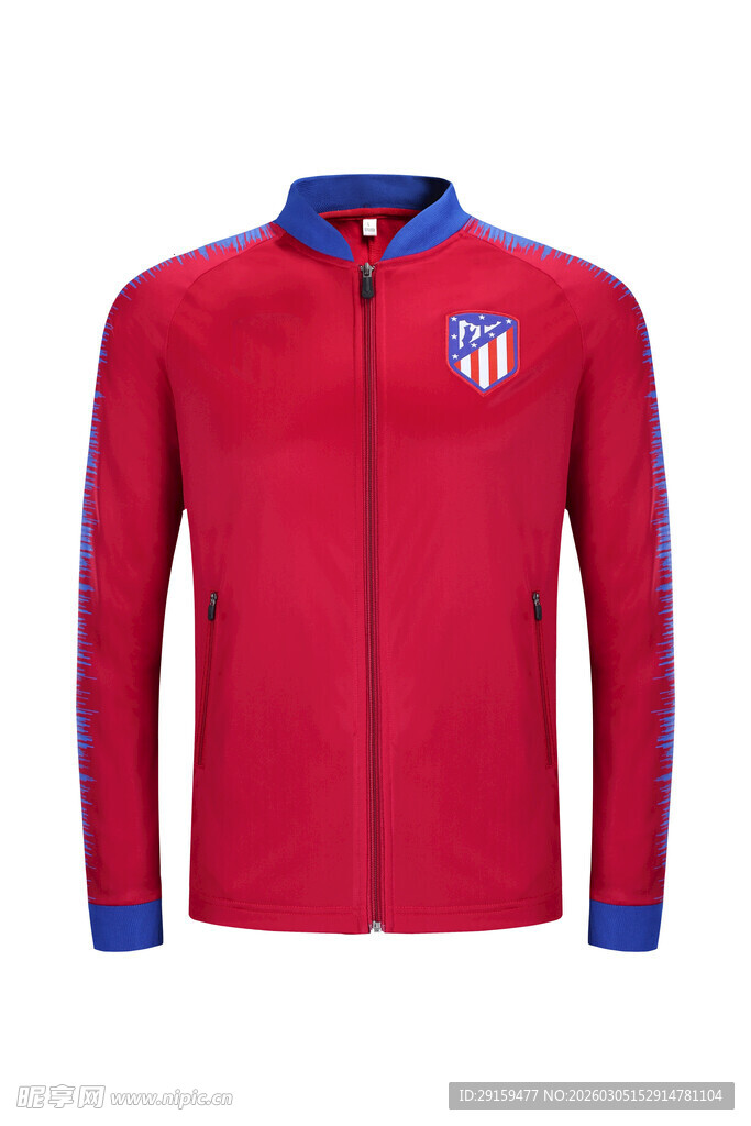 红色运动夹克外套