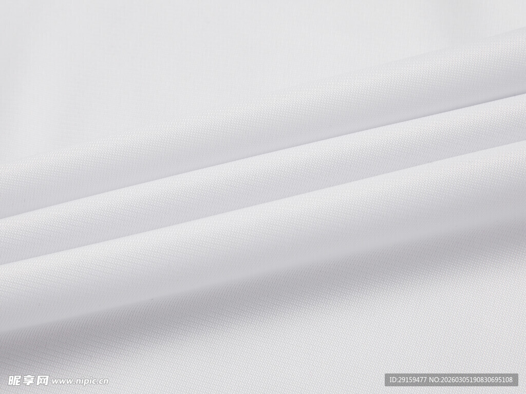 白色柔软布料纹理特写