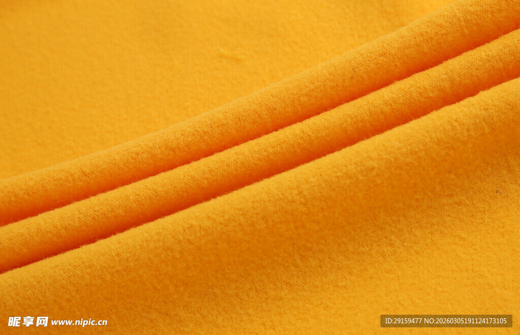 黄色织物纹理特写