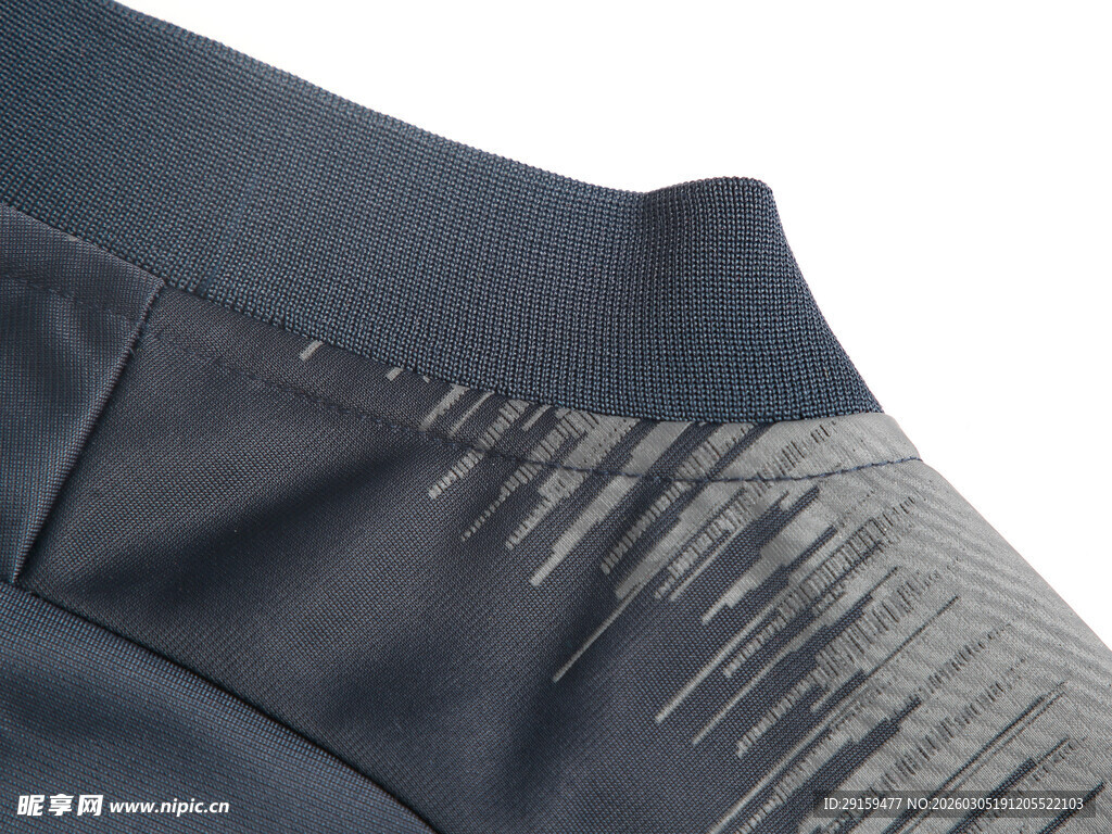 运动服细节特写