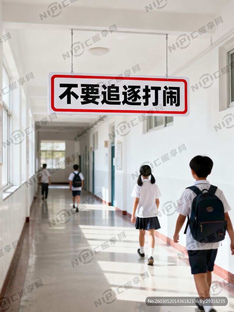 不要追逐打闹