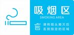 吸烟区标识牌