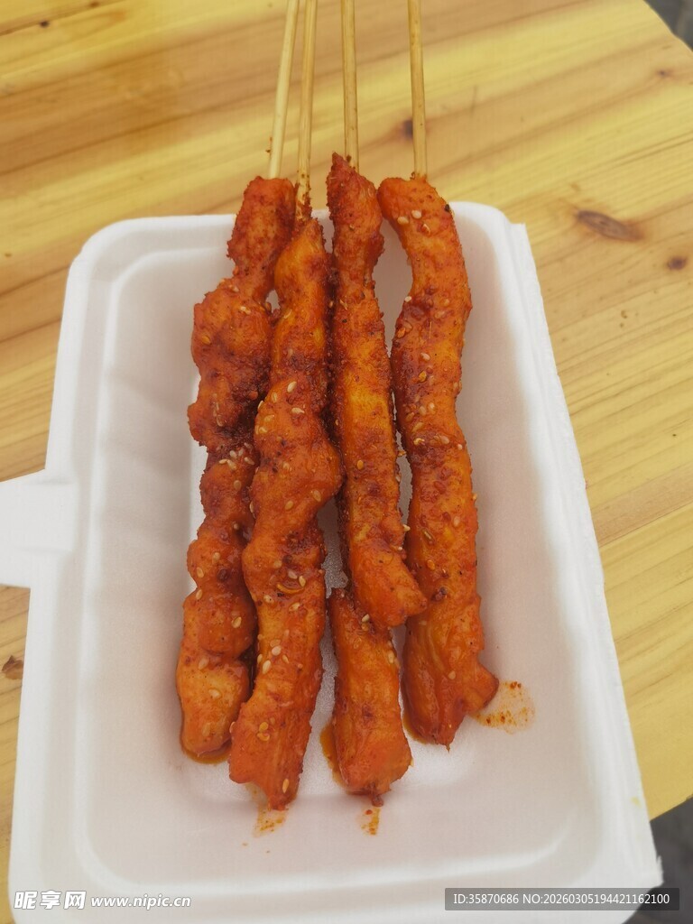 美味烤串诱人呈现