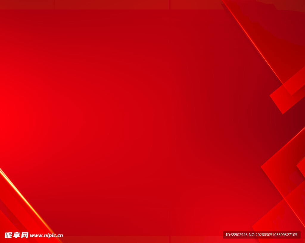 红色渐变几何背景图