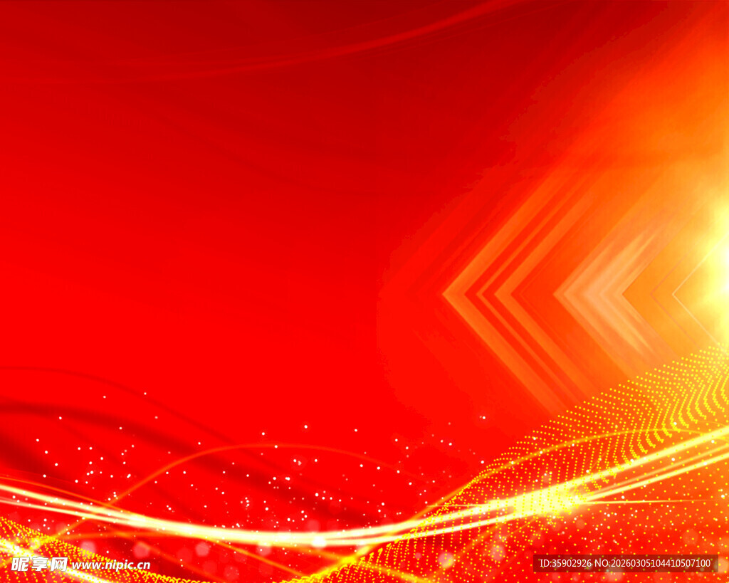 红色炫光背景动感线条