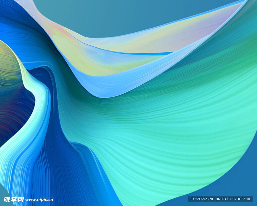 梦幻渐变流体艺术背景