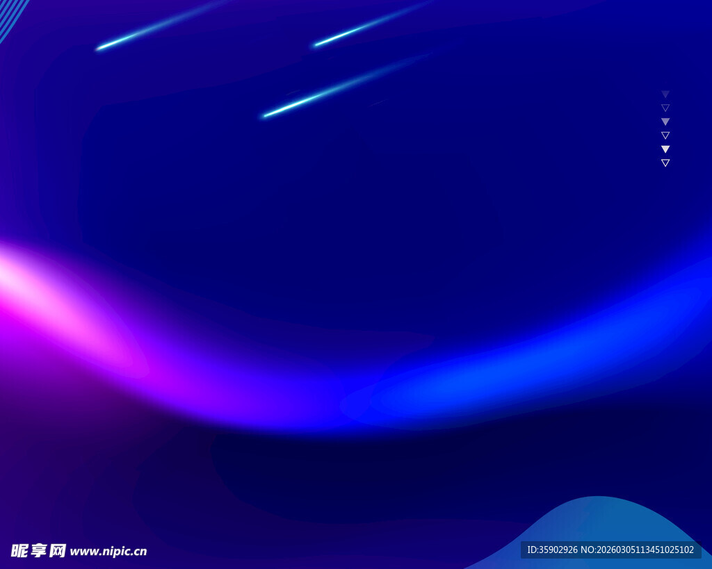 梦幻渐变霓虹光效背景图