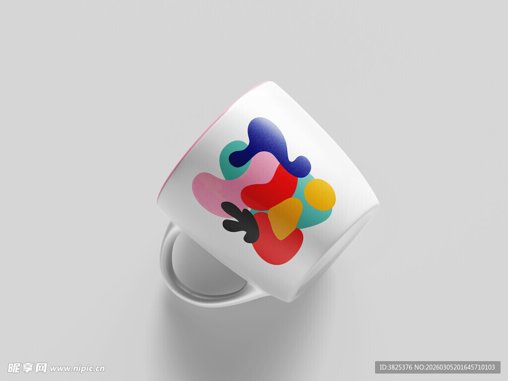 陶瓷马克杯设计样机展示