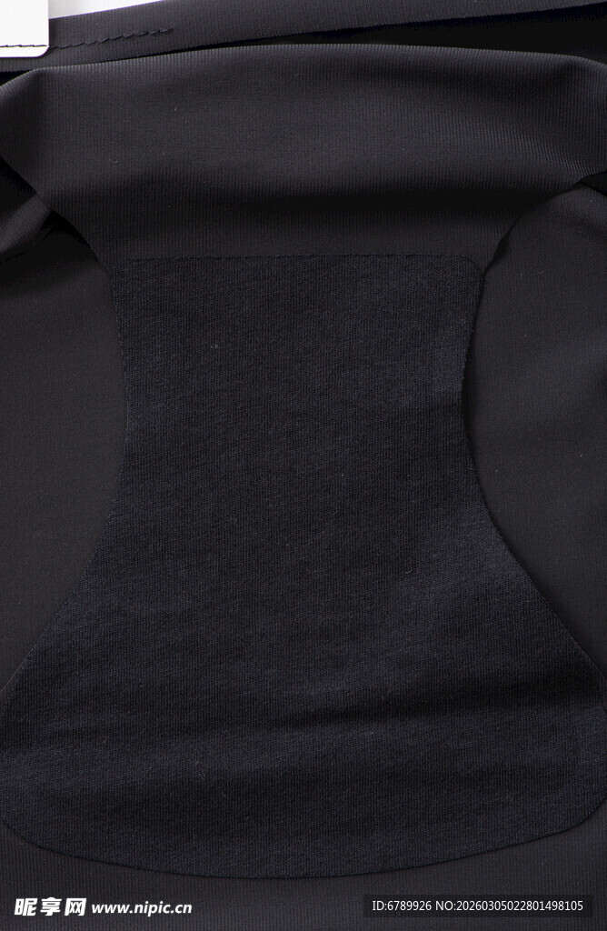黑色系时尚内裤布料特写