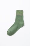 绿色简约款单只袜子