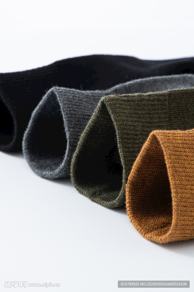 多彩棉袜袜口展示