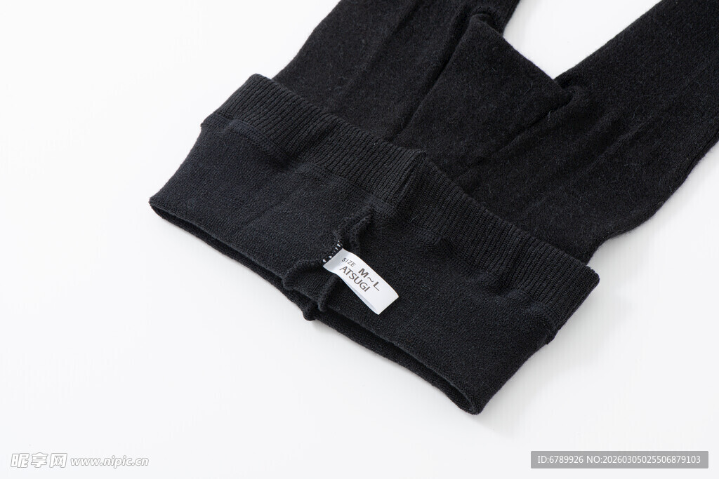 黑色连裤袜细节展示