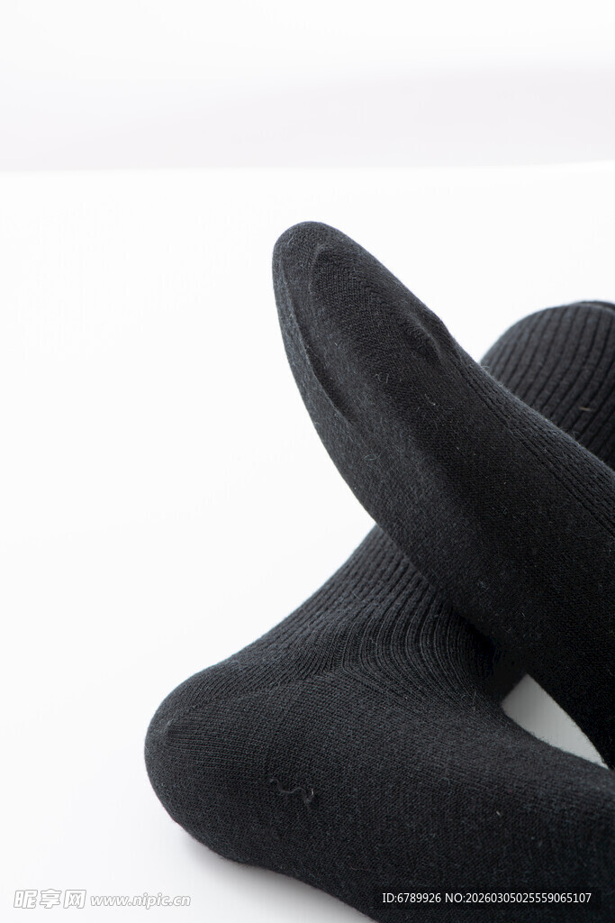 黑色紧身连裤袜特写