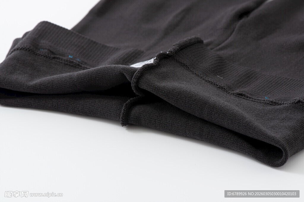 黑色连裤丝袜腰身细节特写