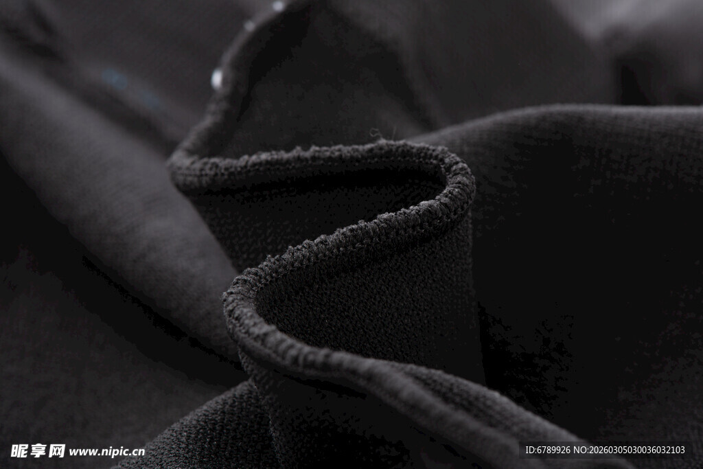 黑色丝袜车缝线细节特写