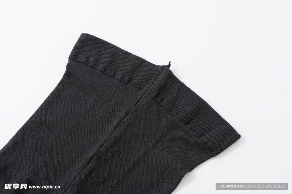 黑色连裤丝袜腰身特写