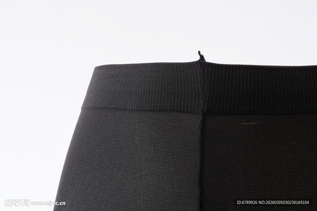 黑色连裤丝袜腰身特写