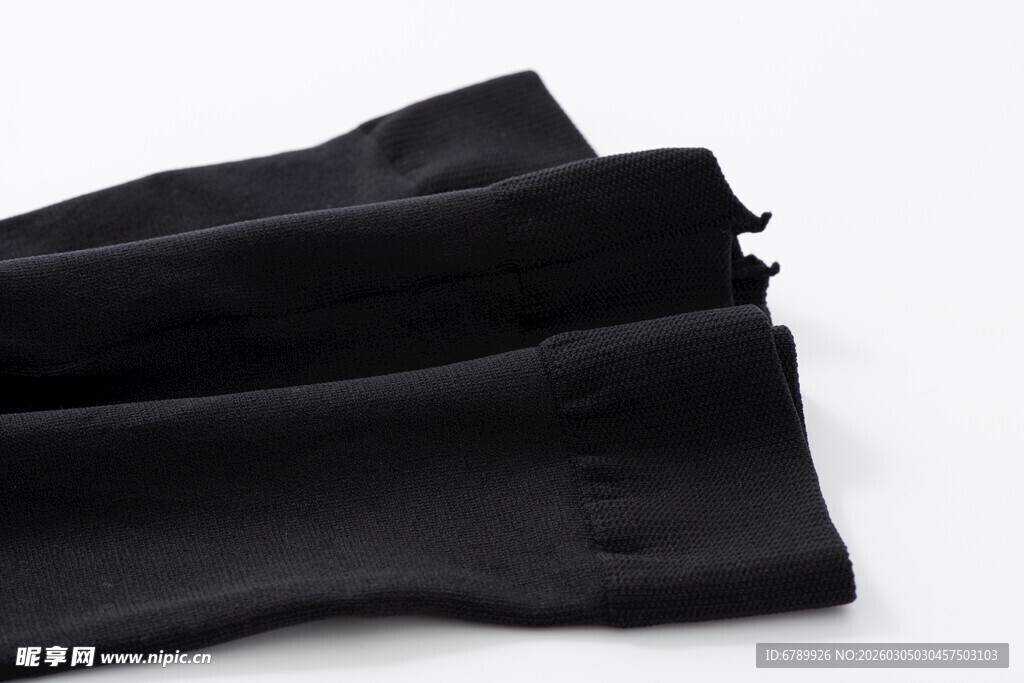 黑色丝袜材质特写