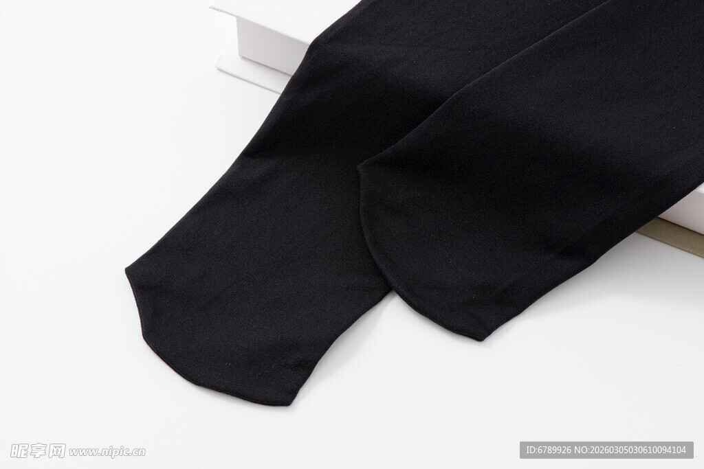 黑色丝袜细节展示