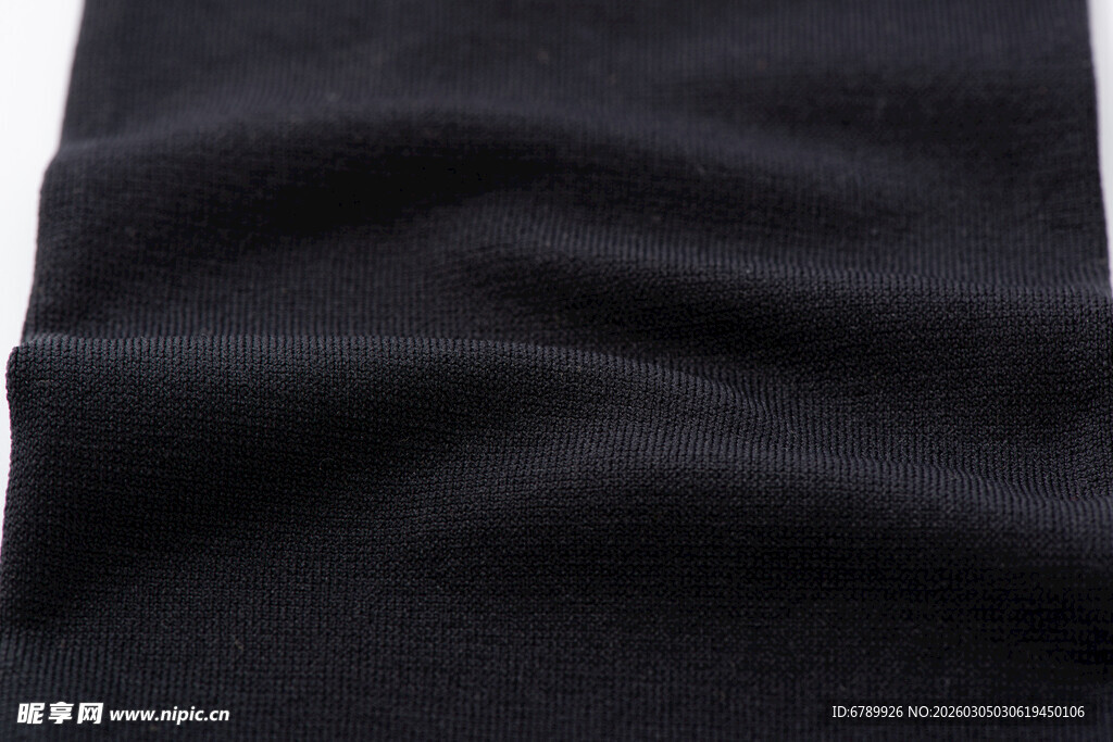 黑色柔软丝袜纹理特写