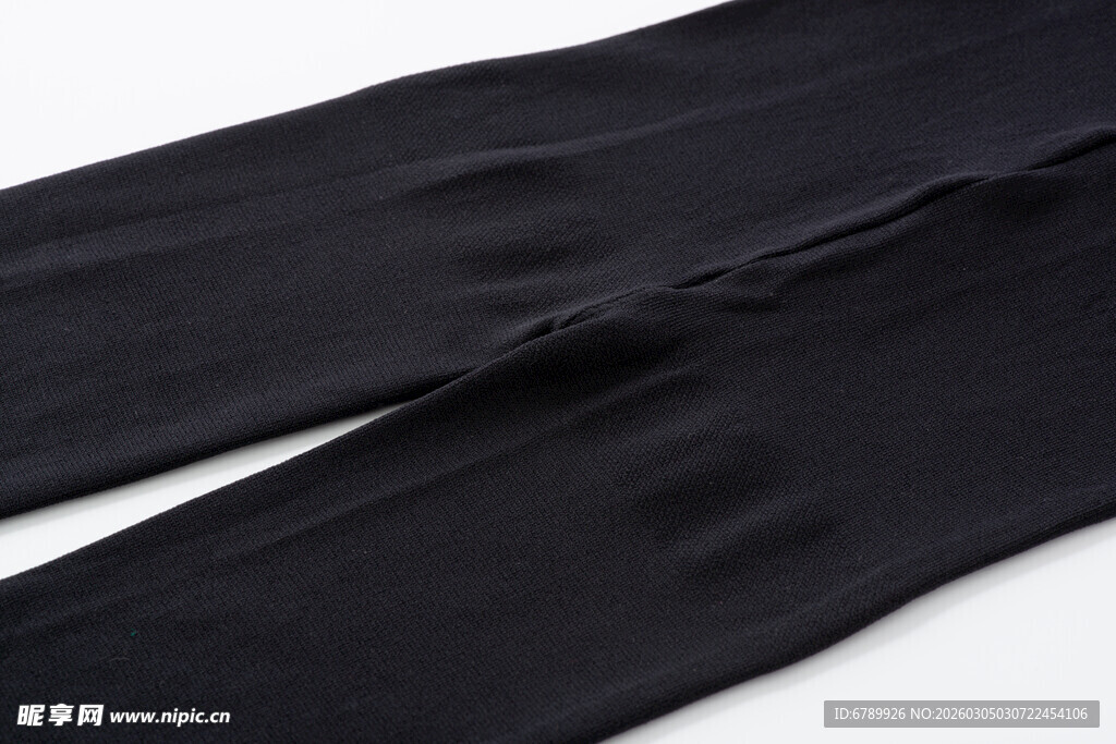 黑色紧身丝袜特写