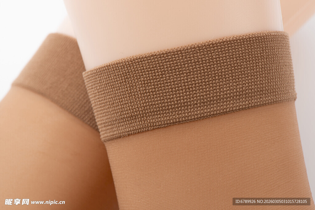 肉色丝袜袜口展示