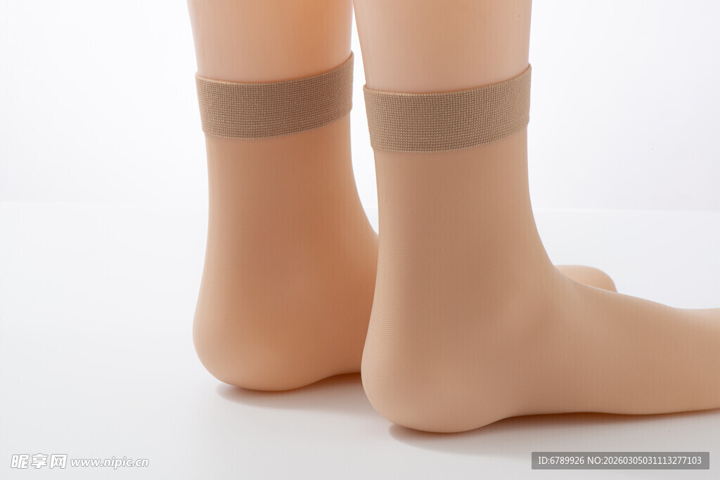 肉色短丝袜展示