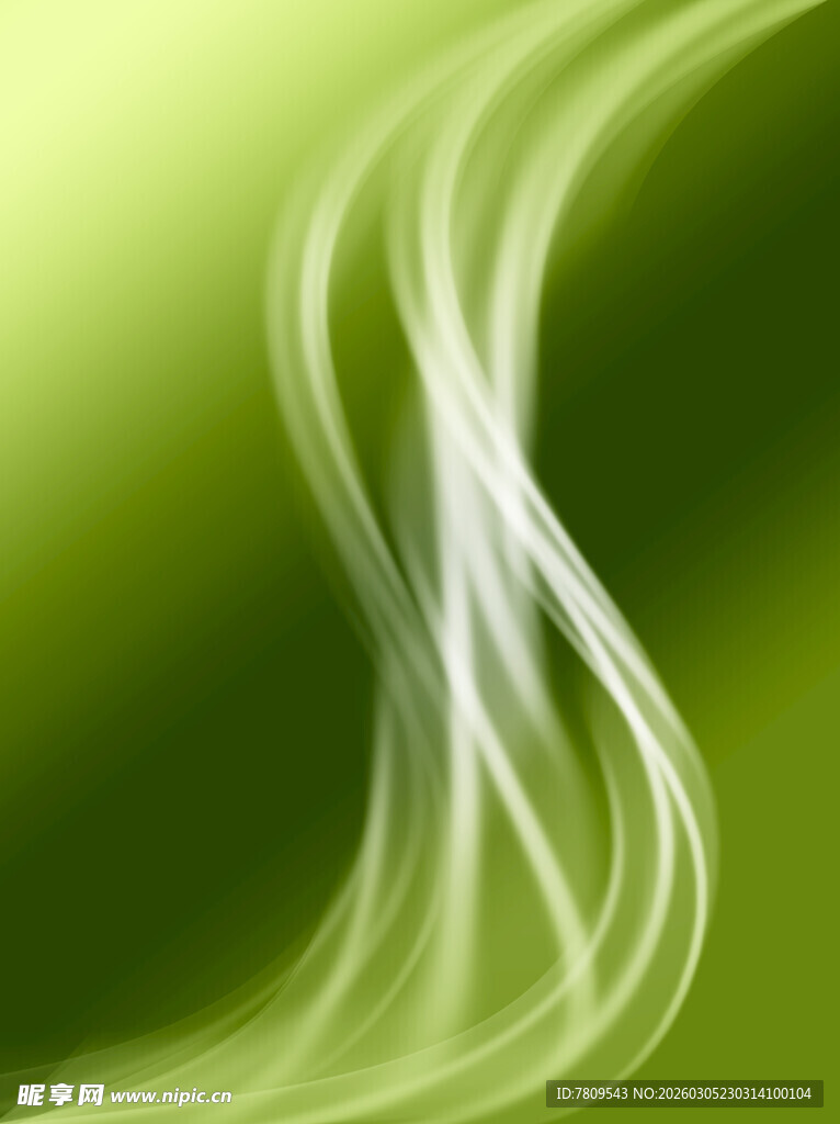 绿色动感线条背景