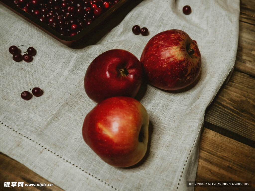 红苹果与蔓越莓