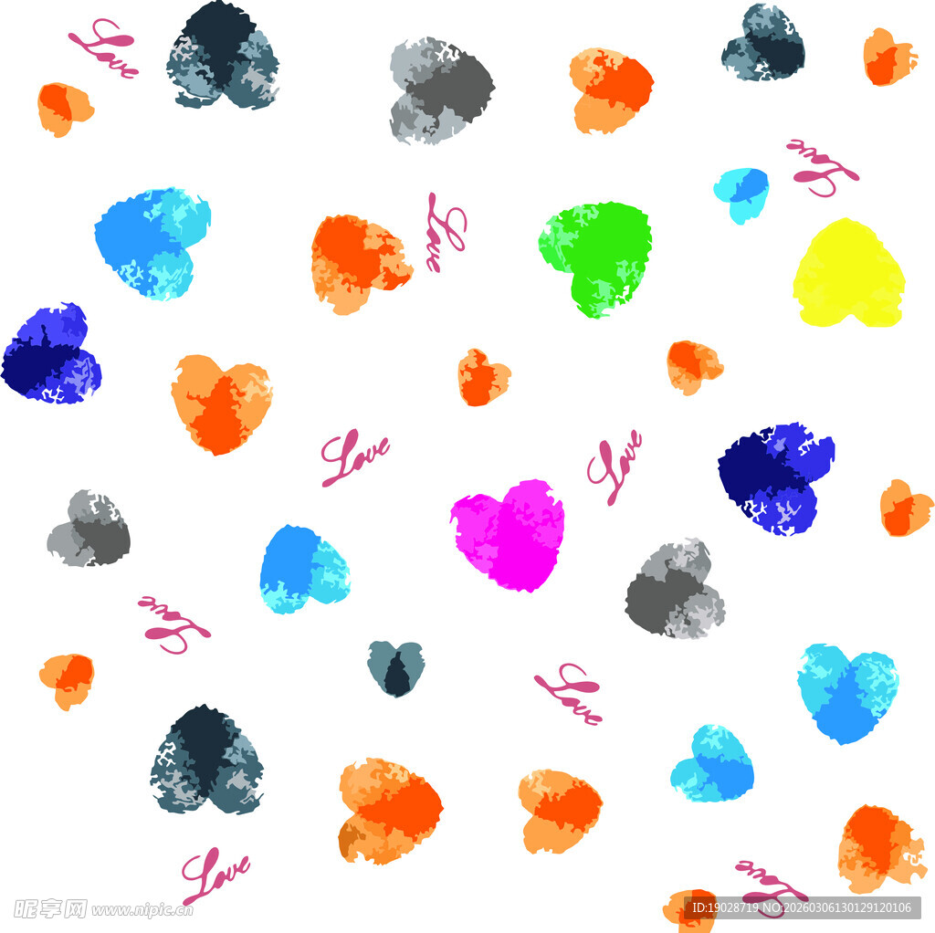 爱心满印适量图