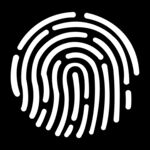 简约指纹图标设计