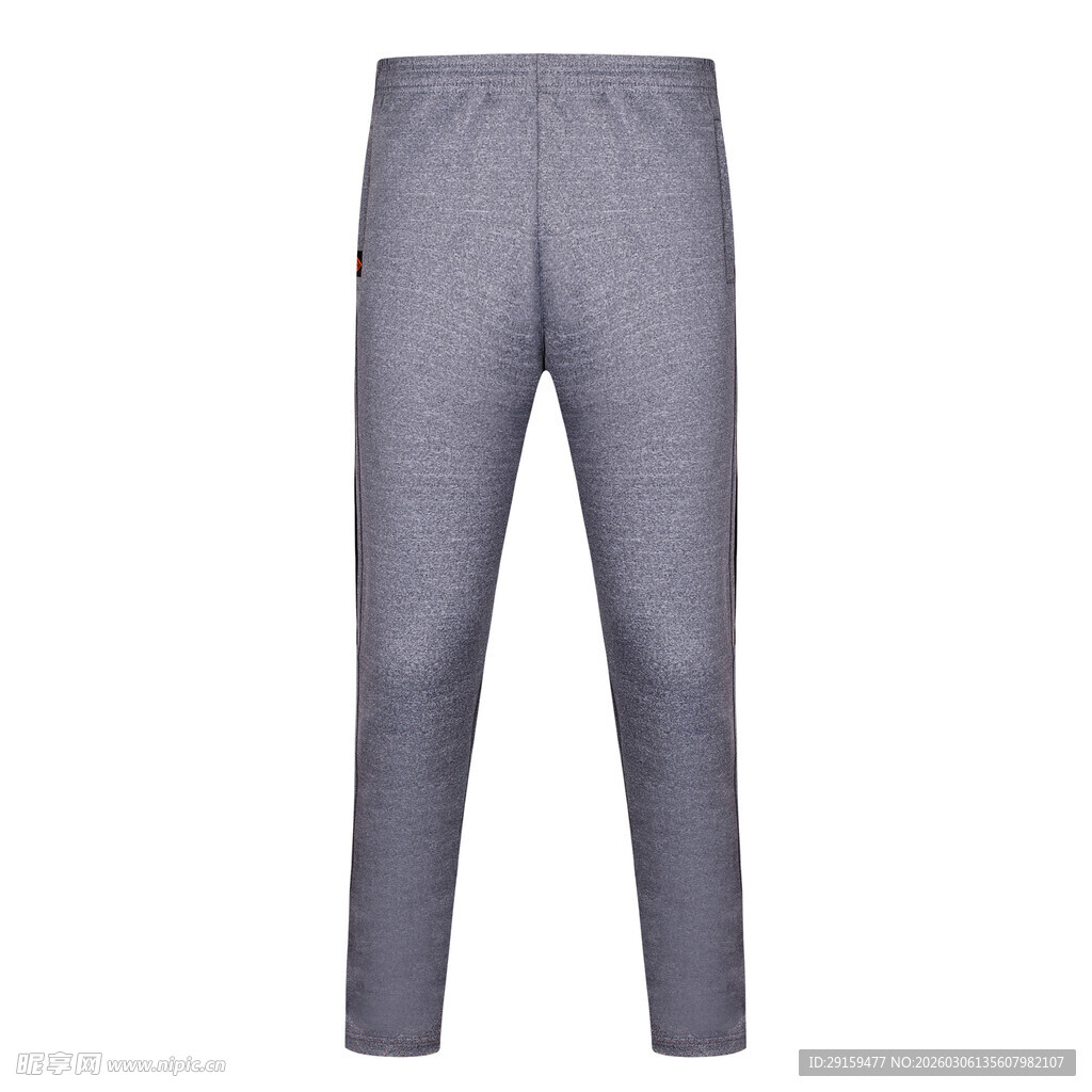 灰色休闲长裤