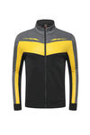 黑黄拼接款骑行运动夹克