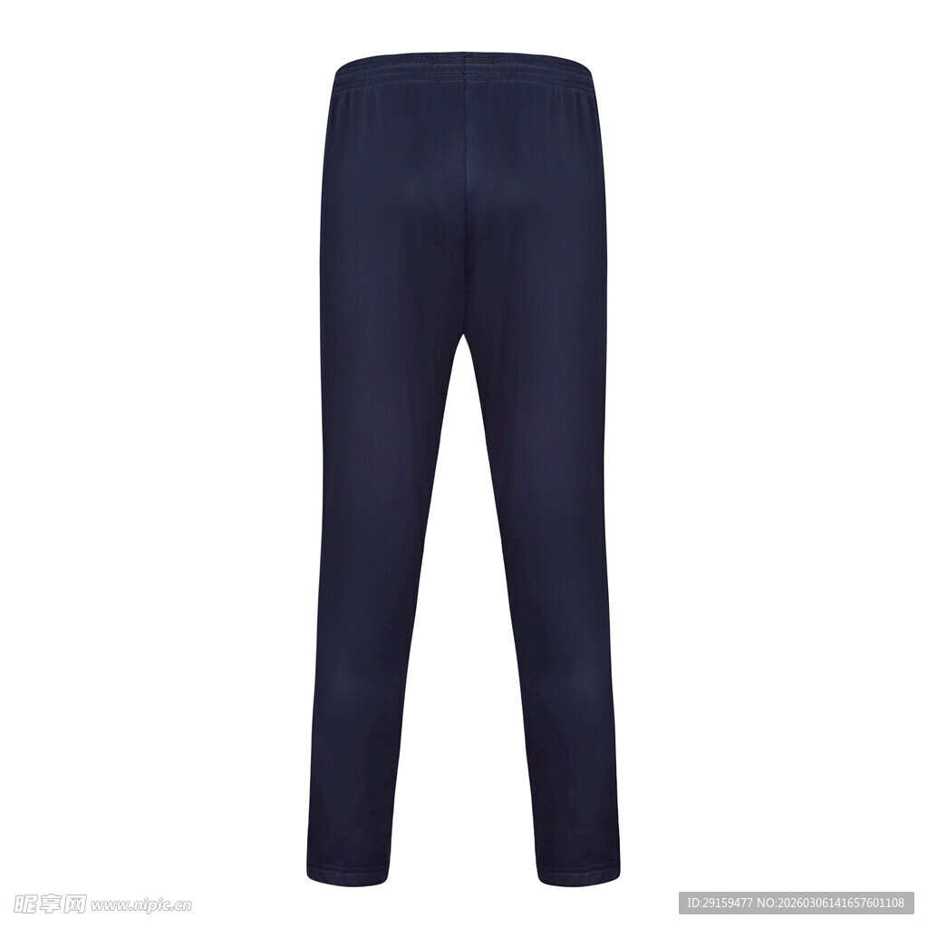 深蓝色修身款男士长裤