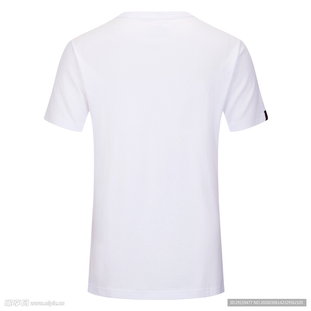 白色简约短袖T恤