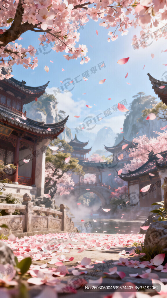 游戏梦幻唯美新中式风景 超高清